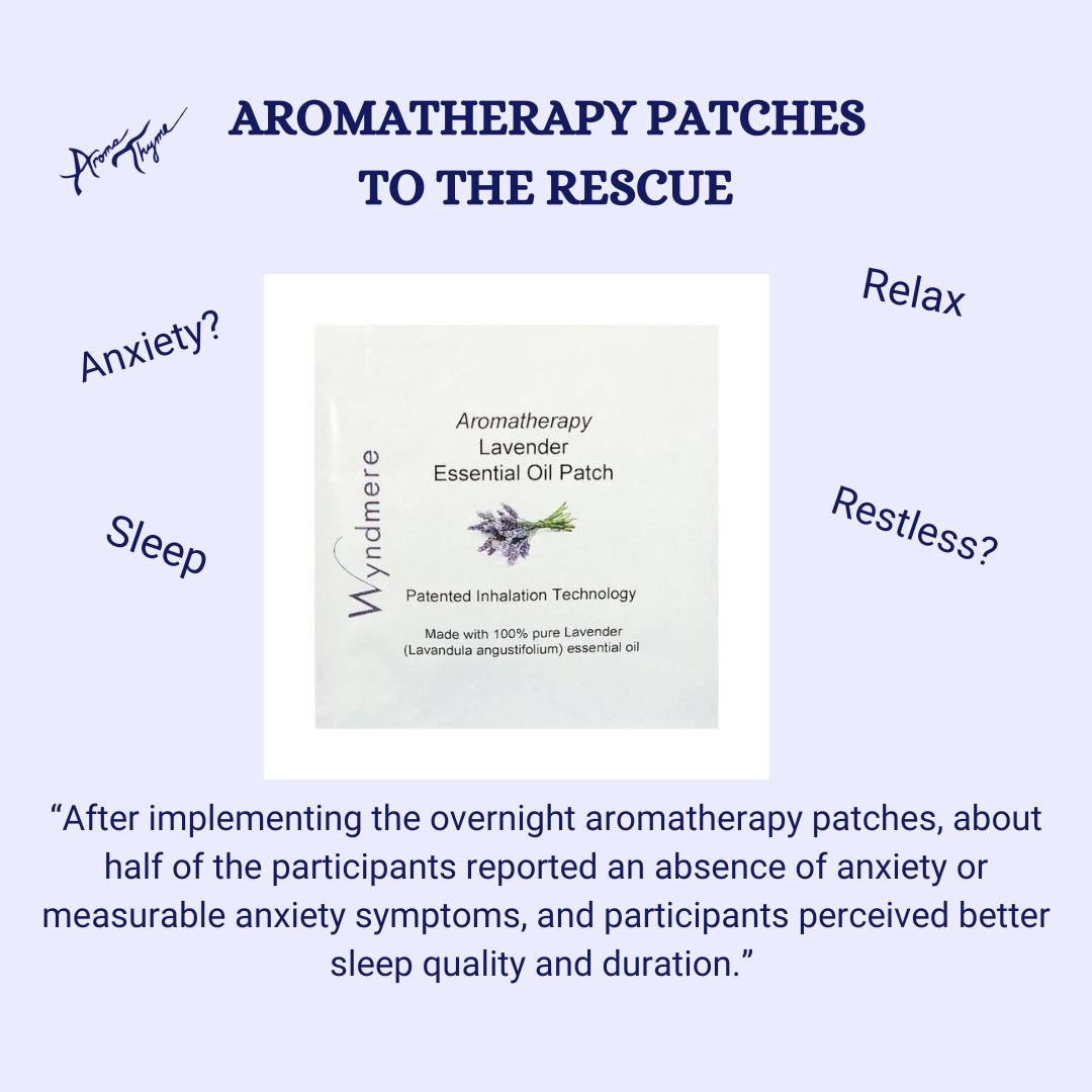 essential oil patches, aromatherapy inhalation patches