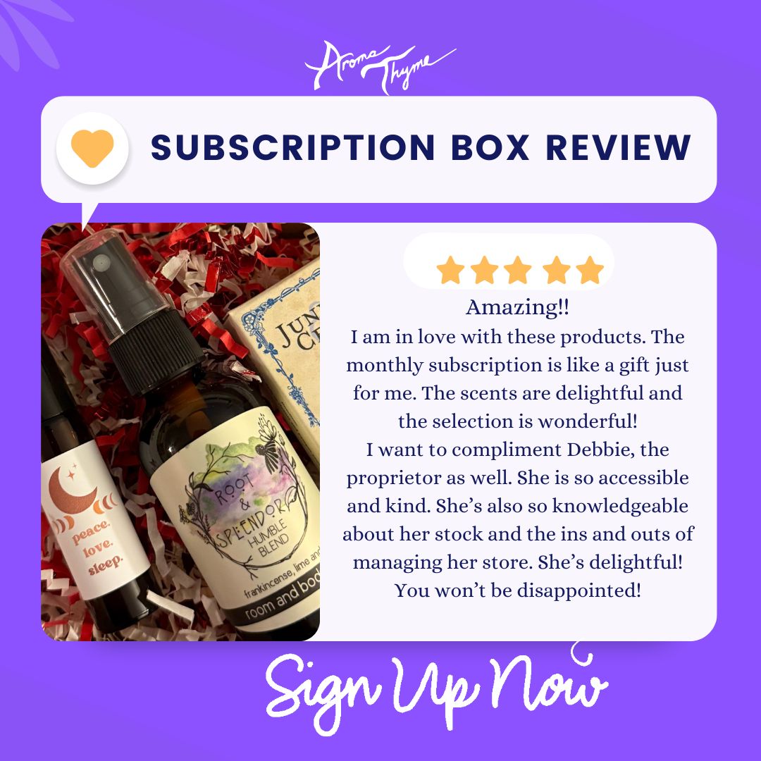 scent of the month aromatherapy subscription box