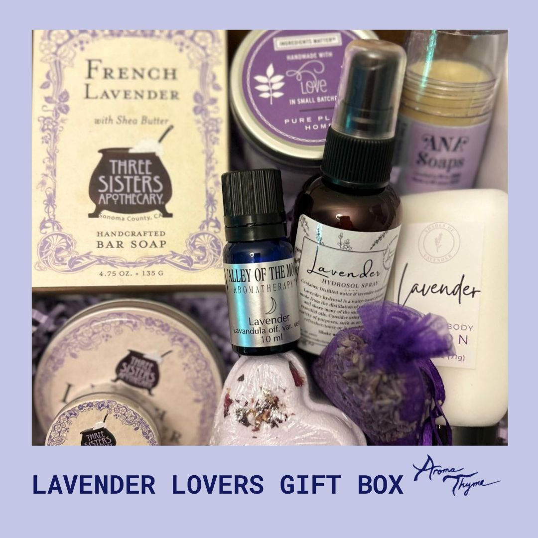 Lavender Lovers aromatherapy Essential Oil Gift Box