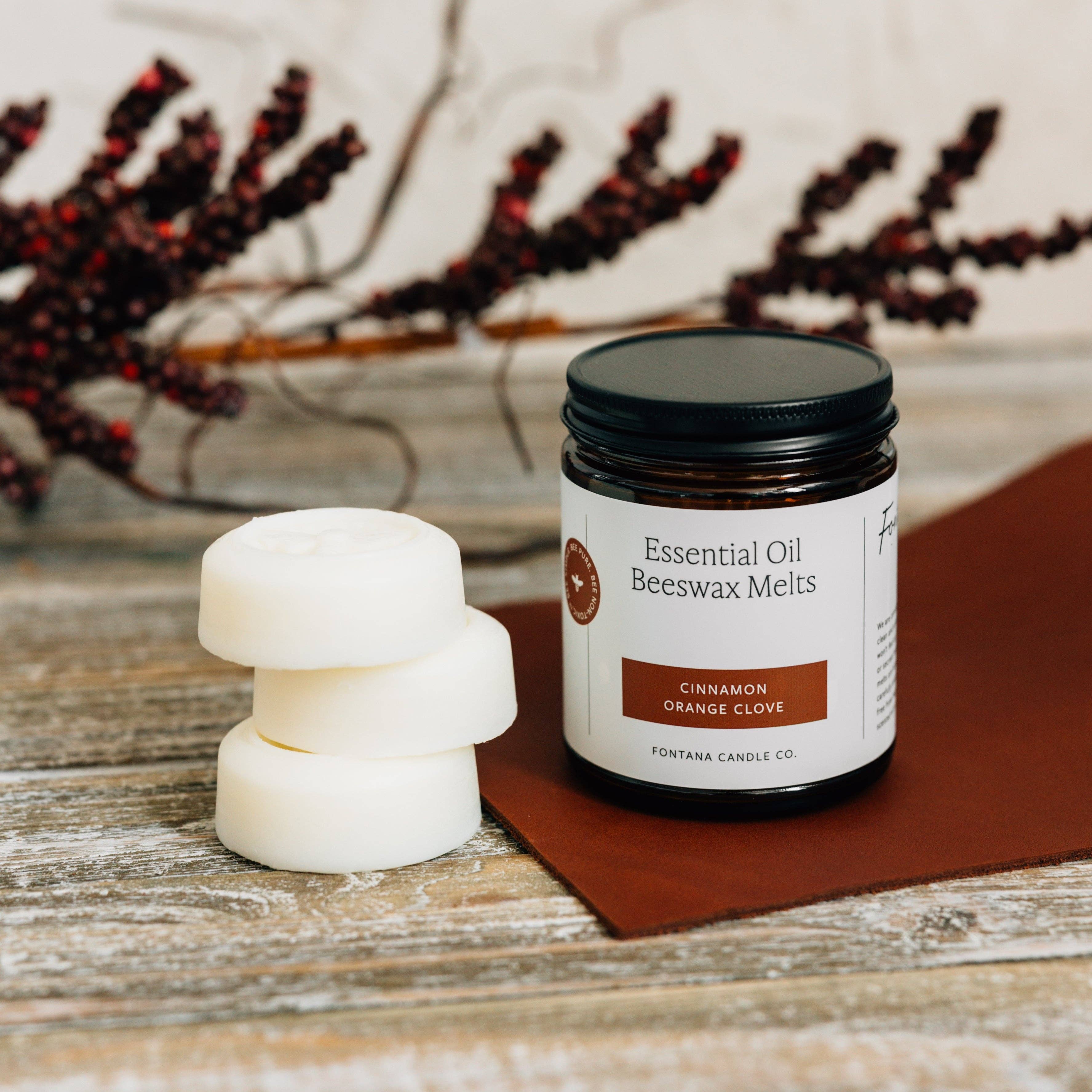 Cinnamon Orange Clove Beeswax & Essential Oil Wax Melts