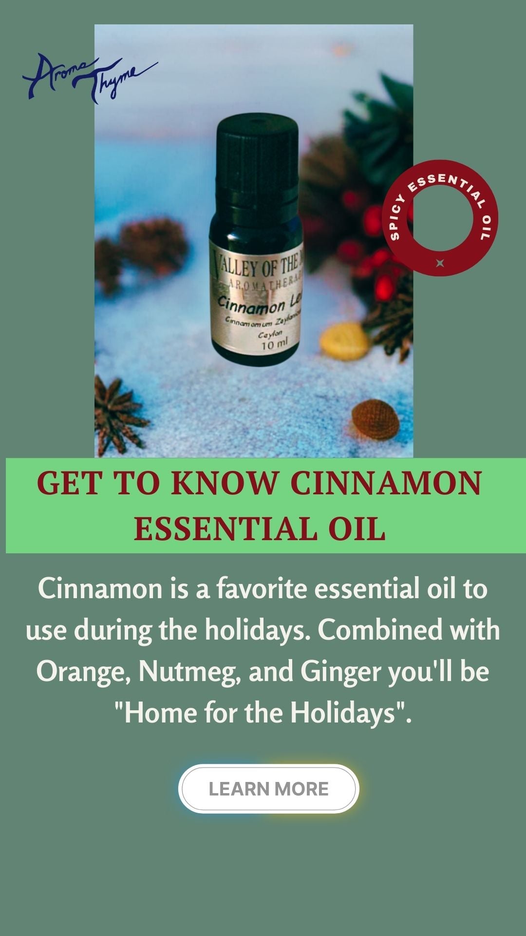 get to know cinnamon leaf essential oil