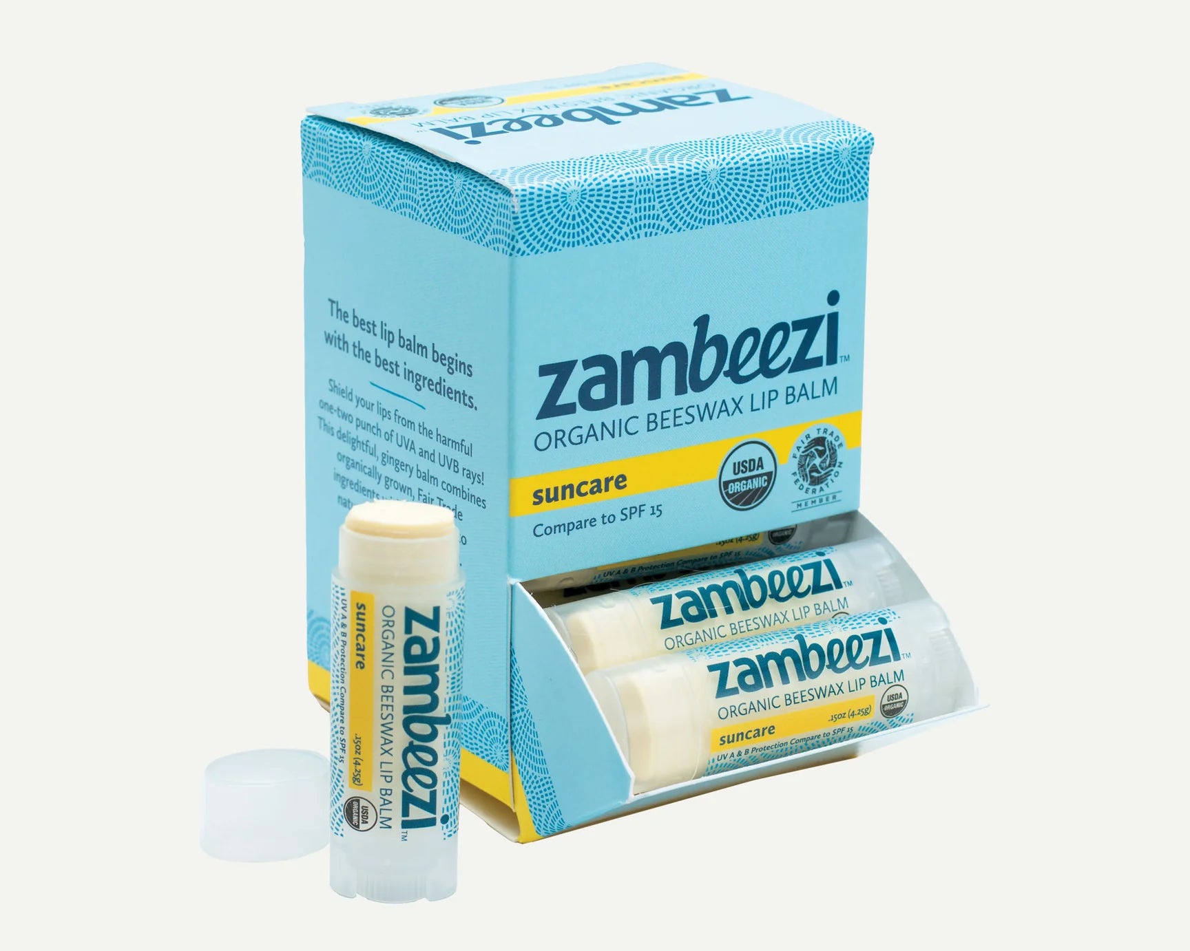 Zambeezi suncare organic lip balm