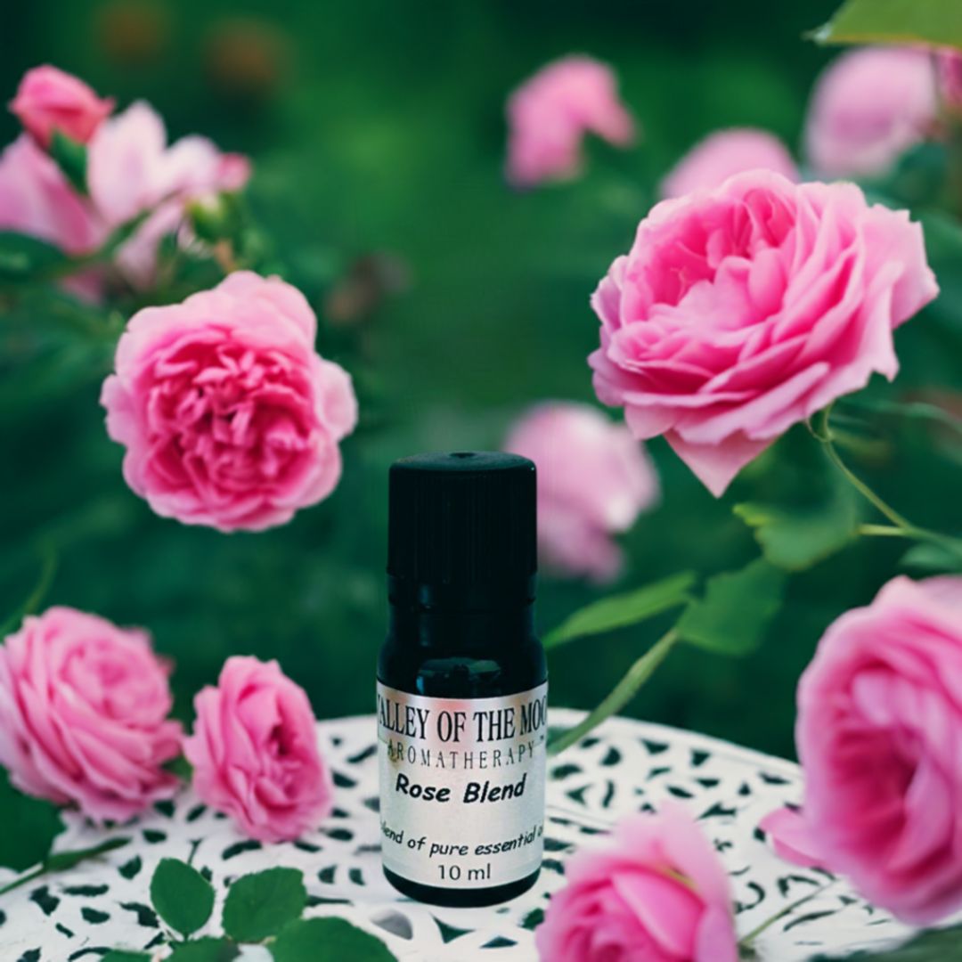 Rose essential oil and aromatherapy products