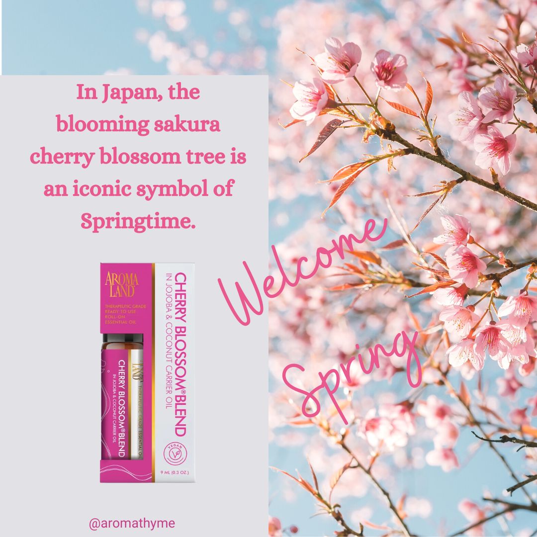 Cherry Blossom Aromatherapy Gift Set