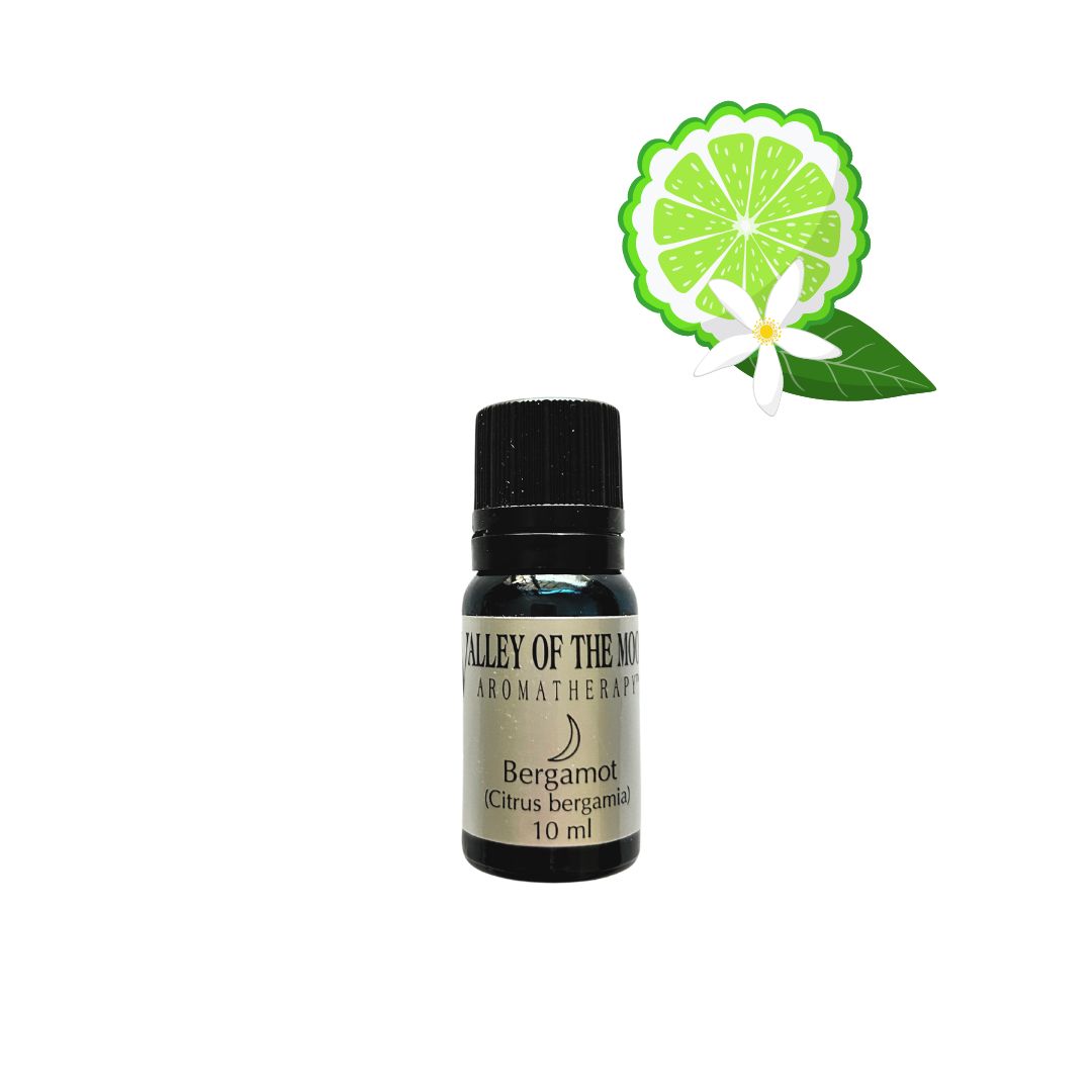 Bergamot organic essential oil  valley of the moon aromatherapy  brand
