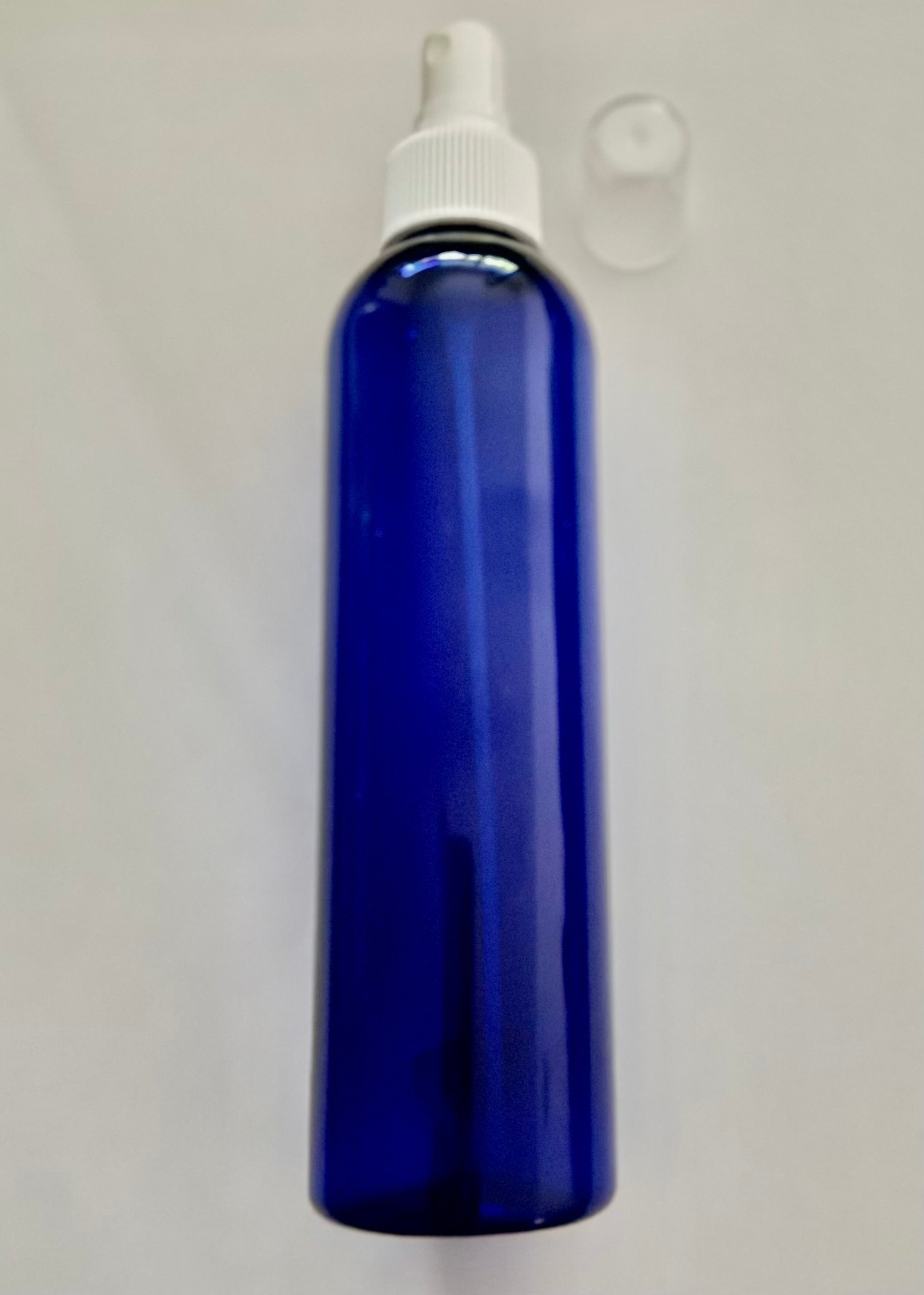 Cobalt Blue PET 8oz Bottles with choice of  Closures
