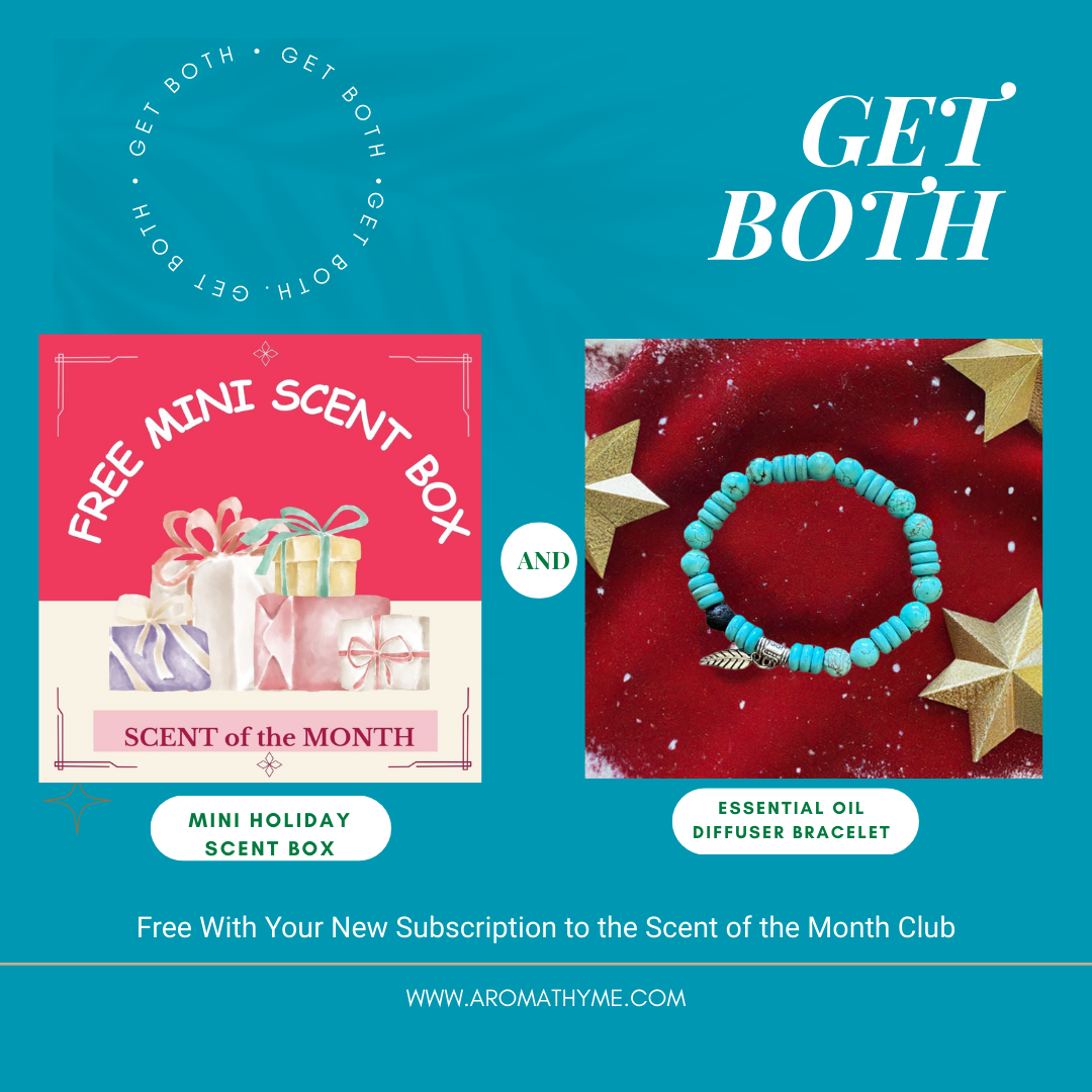 Holiday Gift Set - Mini Scent Box &  Diffuser Bracelet
